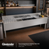 Thumbnail image #2 for Glastender Four-Compartment Underbar Sink Unit with Left and Right Drainboards, 96 Inch W x 24 Inch D