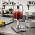 Thumbnail image #2 for CAC China 2.2 Gallon Single Beverage Dispenser with Mirror Finish Stainless Steel Lid and Stand, Clear Polycarbonate Container
