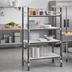 Thumbnail image #2 for Cambro Camshelving Elements XTRA High Density 4-Tier Solid Mobile Starter Unit, 21 x 60 x 70-1/4 Inches, Speckled Gray
