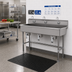 Thumbnail image #2 for Advance Tabco 60-Inch 3-Station Knee-Operated Multiwash Hand Sink with Gooseneck Spouts