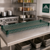 Thumbnail image #3 for Advance Tabco Special Value Series Heavy-Duty 72-Inch x 18-Inch Green Epoxy-Coated Wire Shelf
