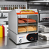 Thumbnail image #3 for Nemco Roll-A-Grill Countertop Over-and-Under Hot Dog Steamer/Bun Warmer, 150 Hot Dogs and 30 Buns, 230V