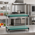 Thumbnail image #2 for QuadPlus Solid Polymer Shelf Mat with Quad-Adjust Wire Frame, 30 x 21 Inches, Green