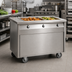 Thumbnail image #2 for Randell Custom & Serving RAN HTD-2 Mobile Electric Hot Food Table with Two 12 x 20 Wells