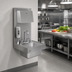 Thumbnail image #2 for Glastender Stainless Steel Wall-Mount Hand Wash Sink with Faucet, Soap & Towel Dispenser