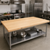 Thumbnail image #2 for John Boos Boos Block 96-Inch x 42-Inch x 1-1/2-Inch Edge Grain Maple Kitchen Countertop, Varnique Finish