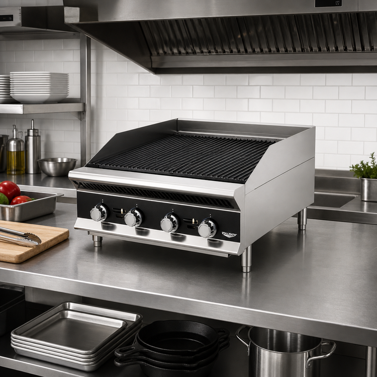 Product image #2 for Vollrath Heavy-Duty Countertop Charbroiler, 36-Inch Wide, Stainless Steel