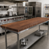 Thumbnail image #2 for Boos Block American Black Walnut Edge Grain Kitchen Countertop, 144 x 27 x 3 Inch, Penetrating Oil Finish