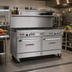 Thumbnail image #2 for Southbend Ultimate 60-Inch Gas Restaurant Range with 2 Convection Ovens and 9 Open Burners