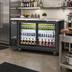 Thumbnail image #2 for Migali 60.75-Inch Back Bar Refrigerator with 2 Sliding Glass Doors