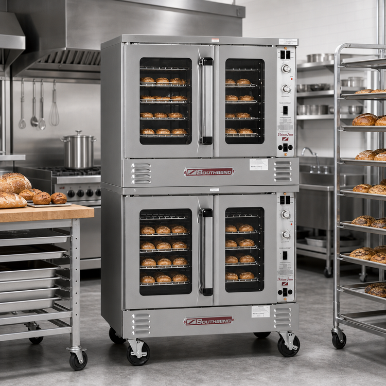 Product image #2 for Southbend Platinum Double Deck Bakery-Depth Electric Convection Oven with Standard Controls