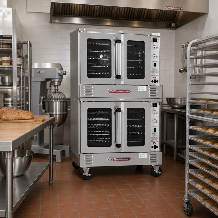 Product image #2 for Southbend Platinum Double Deck Bakery-Depth Electric Convection Oven with Standard Controls