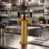 Thumbnail image #2 for Perlick 4026TF Countertop 3-Faucet Glycol-Cooled Beer Draft Arm Tower, Tarnish-Free Brass
