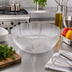 Thumbnail image #3 for Petal Mist Floral-Edge Clear Polycarbonate Bowl, 5.6 Qt., 12 Inch Diameter