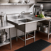 Thumbnail image #2 for Spec-Master FN Series One-Compartment Stainless Steel Sink with 18-Inch Right Drainboard and 24 x 24 x 14 Inch Bowl