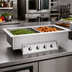Thumbnail image #2 for Randell Custom & Serving 2-Pan Drop-In Electric Hot Food Well with Auto Water Fill