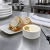 Thumbnail image #2 for American Metalcraft Round Melamine Butter Dish, 1 oz.