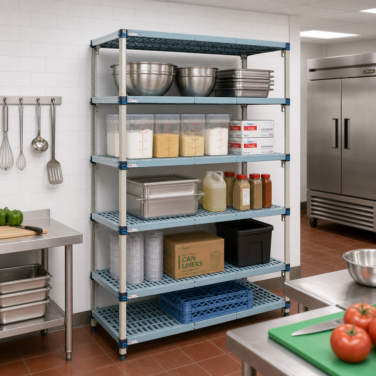 Product image #2 for MetroMax Q 36"W x 24"D x 74"H 5-Shelf Stationary Starter Shelving Unit
