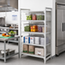 Thumbnail image #3 for Cambro Camshelving Premium 4-Shelf Vented Stationary Polymer Shelving Starter Unit, 24