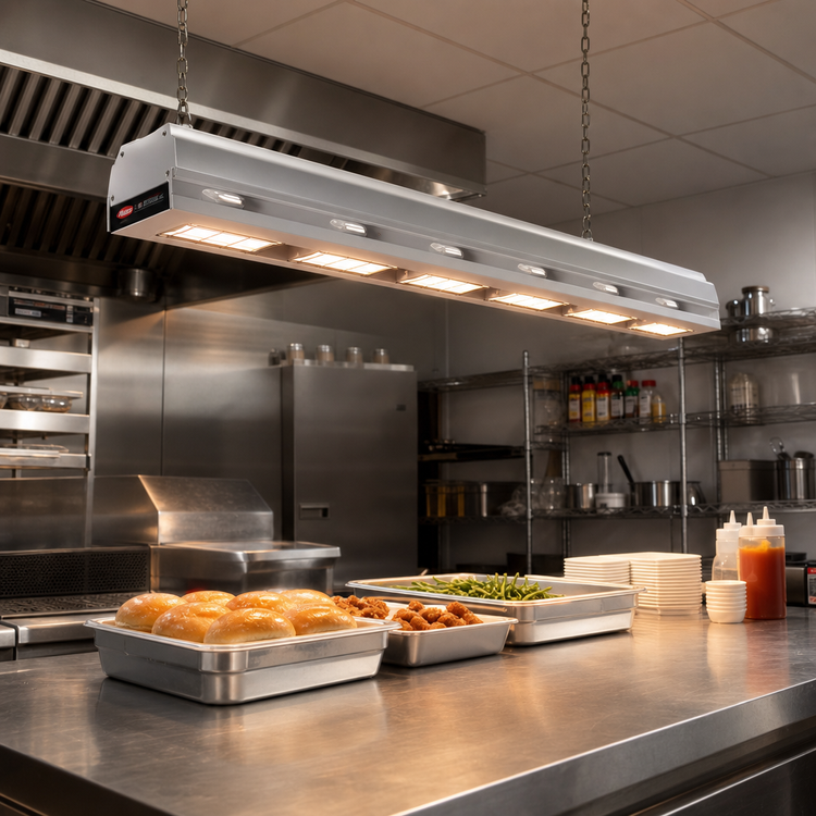 Product image #2 for Hatco Ultra-Glo 42-Inch Single-Strip Lighted High-Watt Ceramic Infrared Strip Heater