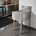 Thumbnail image #3 for Top Shelf TSF Series 20-Inch Freestanding Stainless Steel Underbar Drainboard with 6-Inch Backsplash