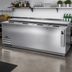 Thumbnail image #2 for Beverage-Air Frosty Brew 95-Inch Stainless Steel Bottle Cooler with 4 Sliding Lids, 28.63 Cu. Ft.