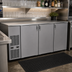 Thumbnail image #2 for Glastender C2FB72 Two-Zone Front-Serviced Bar Profile Back Bar Cooler with Stainless Steel Top, 72 Inch, 3-Section