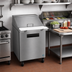 Thumbnail image #2 for Hoshizaki Steelheart SR27B-12M 27-Inch One-Section Mega Top Prep Refrigerator, 12-Pan, 1-Door, Self-Contained