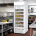 Thumbnail image #2 for Beverage-Air MarketMax 23.32 Cu. Ft. Bottom-Mount White Hinged Glass Door Reach-In Freezer Merchandiser