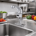 Thumbnail image #2 for ChekPoint Touchless Electronic Deck-Mount Faucet with Fixed Rigid Spout, Chrome Finish