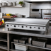 Thumbnail image #2 for Garland 60-Inch Heavy-Duty Countertop Gas Griddle, Manual Hi-Lo Controls, Smooth Steel Plate