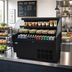 Thumbnail image #2 for Elements Low Profile Self-Serve Countertop Refrigerated Merchandiser, Black, 46.6