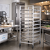 Thumbnail image #2 for Panco Mobile Full-Height Open-Side Utility Rack for 18 x 26 Sheet Pans, 20-Pan Capacity