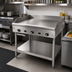 Thumbnail image #2 for Jade Range Supreme JGT-2460-F Floor Model Gas Griddle - 60