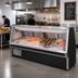 Thumbnail image #2 for Howard-McCray 34E Series Double Duty Self-Contained Endless Design Fish and Poultry Service Case, 124-1/2 Inches, Black Exterior/White Interior, LED