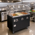 Thumbnail image #2 for Vollrath 60-Inch Four-Well Mobile Hot Food Station Deluxe with Buffet-Style Breath Guard and Lights