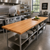Thumbnail image #2 for Appalachian Red Oak Full-Length Edge Grain Island Countertop, 144 x 38 x 1-1/2 Inch, Penetrating Oil Finish
