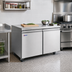 Thumbnail image #2 for 36-Inch Two-Section Undercounter Reach-In Refrigerator with Solid Doors, 8.7 Cu. Ft.