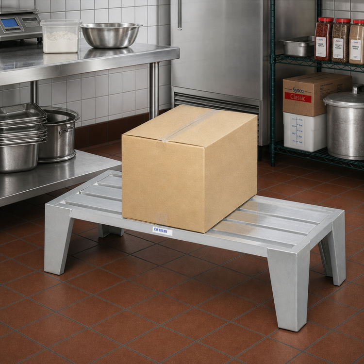 Product image #2 for Channel Manufacturing Lifetime Series E-Channel Aluminum Dunnage Rack, 48 x 20 x 12 Inches, 3,500 lb. Capacity