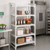 Thumbnail image #3 for Cambro Camshelving Premium 84-Inch High Stationary Starter Polymer Shelving Unit, 18 x 36 Inches, 4 Vented Shelves