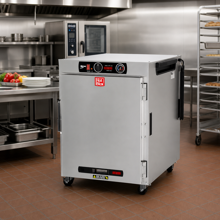 Product image #2 for Metro HotBlox Insulated Pass-Thru Undercounter Wide 8-Pan Heated Holding Cabinet