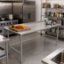Thumbnail image #2 for John Boos Stallion Stainless Steel Work Table with 1-1/2 Inch Rear Up-Turn, 144 x 30 Inches