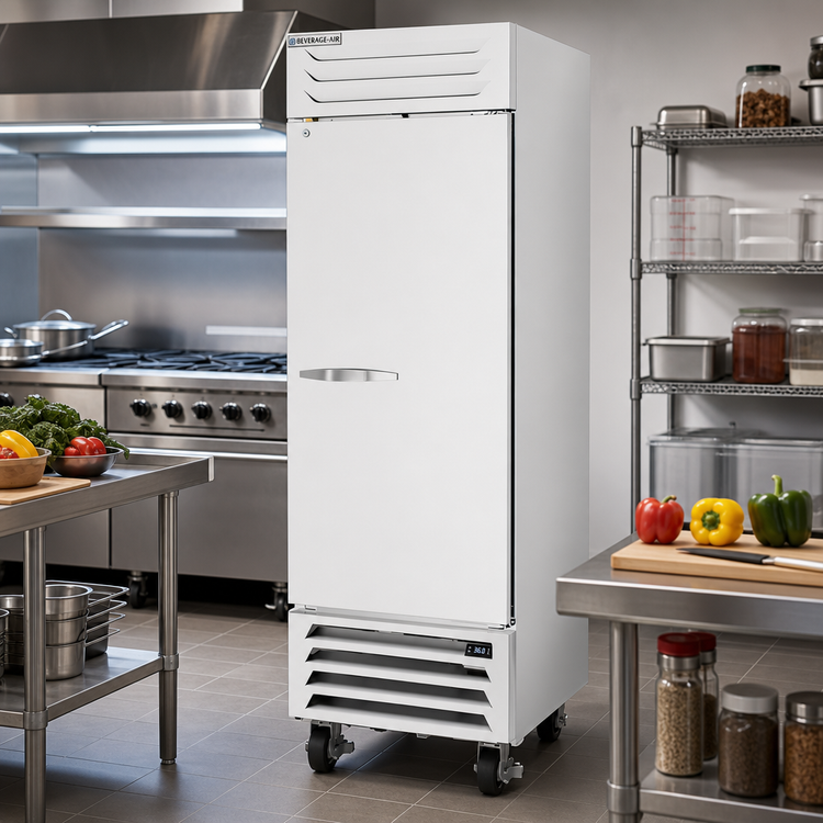 Product image #2 for Beverage-Air Vista® One-Section Bottom Mount Reach-In Refrigerator with Solid Door, 23.32 Cu. Ft.