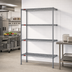 Thumbnail image #2 for Eagle Valu-Master 4-Tier Add-On Wire Shelving Unit, 60 x 18 x 63 Inches, Pewter Gray Epoxy