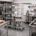 Thumbnail image #2 for Metro TOP-TRACK 24-Inch Chrome Plated Stationary Intermediate Unit Kit for Track Shelving