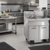 Thumbnail image #2 for Imperial Open Pot Gas Floor Fryer with Built-In Side-Car Filter System, 75 lb. Capacity