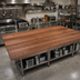 Thumbnail image #2 for American Black Walnut Edge Grain Countertop with Varnique Finish, 108 x 42 x 2-1/4 Inches