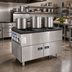 Thumbnail image #2 for Turbo Air Radiance 18-Inch Heavy Duty Gas Stock Pot Range with Storage Base, 158,000 BTU
