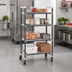 Thumbnail image #2 for Cambro Camshelving Elements XTRA 18-Inch x 36-Inch 4-Shelf Vented Mobile Starter Unit, Speckled Gray