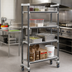 Thumbnail image #2 for Cambro Camshelving Elements XTRA High Density 4-Tier Mobile Starter Unit, 24